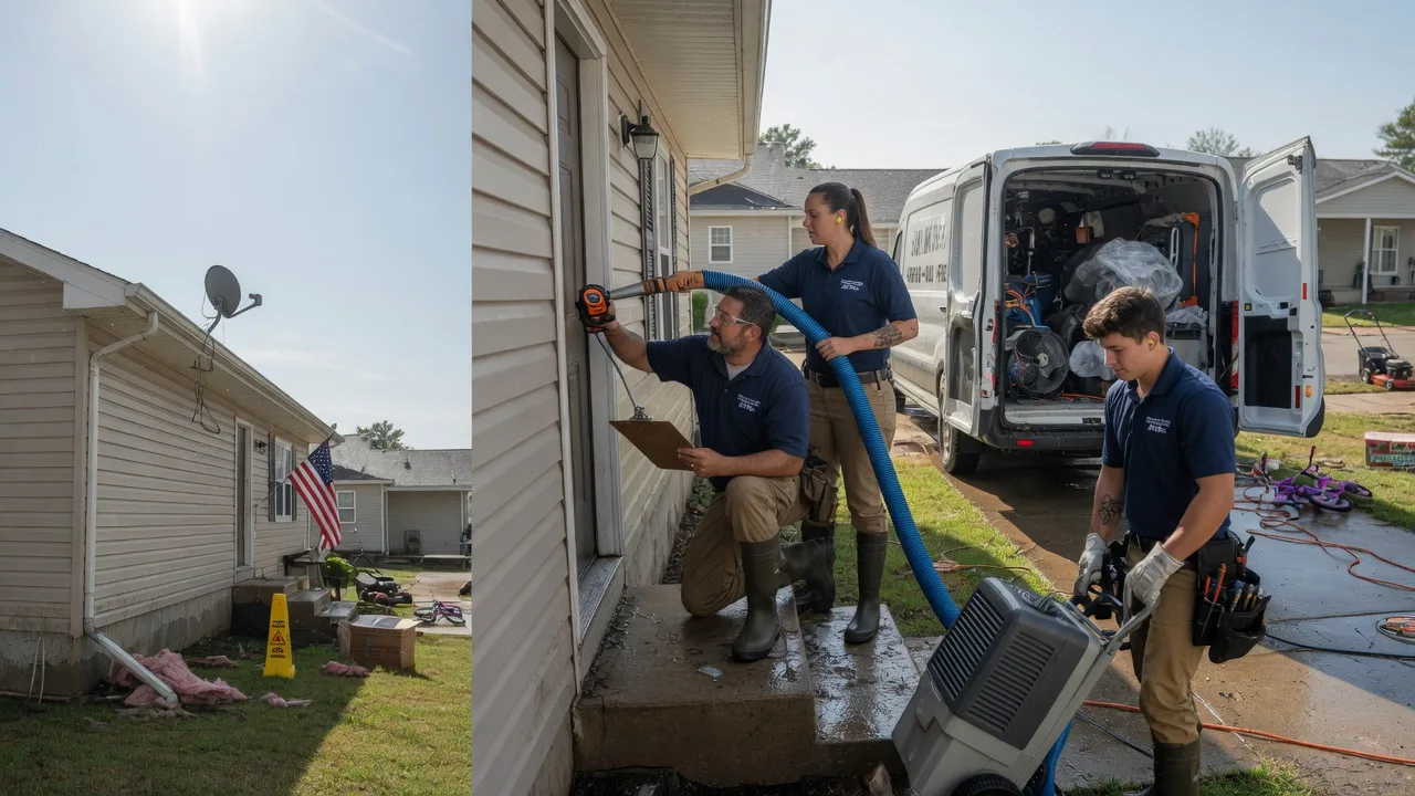 Ceiling Water Damage Restoration in Byhalia, MS near me